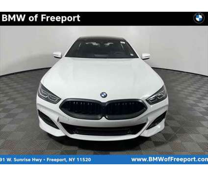 2025 BMW 8 Series i xDrive is a White 2025 BMW 8-Series Sedan in Freeport NY