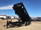 7x14 Super Duty Dump Trailer GVWR 17,500 lbs, Excavator Hauler