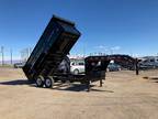 Gooseneck Low Pro High Side Dump (DM), 7x16 Gooseneck Dump Trailer