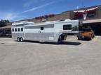 2007 Bloomer 8416 4-Horse Trailer with 8' Slide and a Generator 4 horses