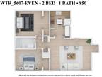CWE Apartments - Two Bedroom One Bath - WTR850