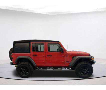 2022 Jeep Wrangler Unlimited Willys 4x4 is a Red 2022 Jeep Wrangler Unlimited SUV in Jacksonville NC