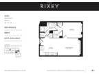 The Rixey - 1 Bedroom, 1 Bathroom - Affordable