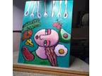 The kitchen utensils original painting by artist Paola Alvial 2019