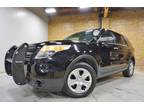 2013 Ford Explorer Police AWD Red/Blue LED Lights, Dual Partition, Console