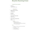 Brayden Running Crane
