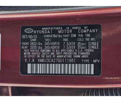 2016 Hyundai Tucson Limited is a Red 2016 Hyundai Tucson Limited SUV in Algonquin IL
