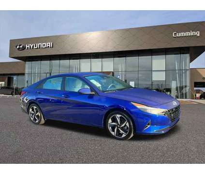 2023 Hyundai Elantra SEL is a Blue 2023 Hyundai Elantra Sedan in Cumming GA