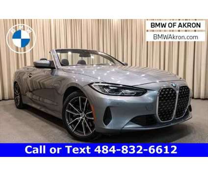 2023 BMW 4 Series 430i xDrive is a Grey 2023 BMW 430 Model i Convertible in Akron OH