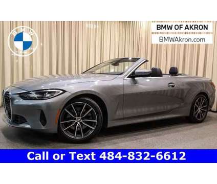 2023 BMW 4 Series 430i xDrive is a Grey 2023 BMW 430 Model i Convertible in Akron OH