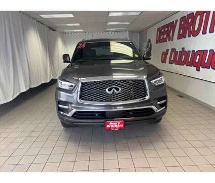 2024 Infiniti QX80 LUXE AWD is a Grey 2024 Infiniti QX80 SUV in Dubuque IA