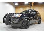 2017 Ford Explorer Police AWD Red/Blue Lightbar and LED Lights, Dual Partition