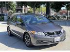 2015 Honda Civic LX 4dr Sedan CVT Gray,
