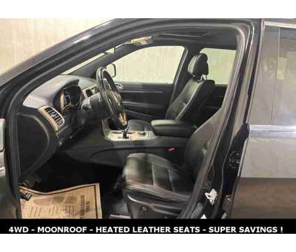 2015 Jeep Grand Cherokee Limited MOONROOF is a Black 2015 Jeep grand cherokee Limited SUV in Saint Charles IL