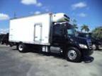 2016 Hino 268a 18ft Refrigerated Box Truck. Thermo King T1080-R50 2016 Hino 268a