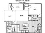 2 Floor Plan 2x2 - Lantower Techridge, Pflugerville, TX