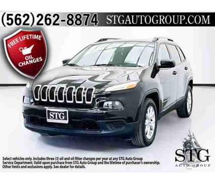 2017 Jeep Cherokee Sport is a Black 2017 Jeep Cherokee Sport SUV in Bellflower CA