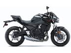 Used 2020 Kawasaki Z650 ABS Metallic Black/Metallic Flat Spark Black