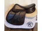 17" Voltaire Palm Beach Saddle - Full Buffalo - 2022 - 1A Flaps - 4.75" dot to