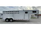 2024 Platinum 3H GN 20' S/C, Foldout saddle racks ON THE LOT NOW 3 horses