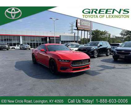 2024 Ford Mustang EcoBoost is a Red 2024 Ford Mustang EcoBoost Car for Sale in Lexington KY