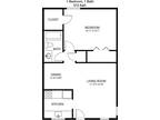 3 Floor Plan 1x1 - Willows, Austin, TX