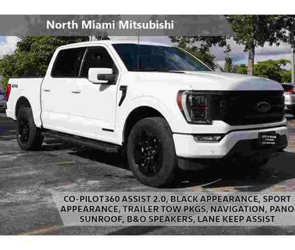 2023 Ford F-150 Lariat is a White 2023 Ford F-150 Lariat Hybrid in Miami FL