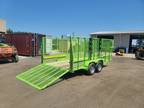 2024 Miscellaneous tuff dawg 7 x 16 high side landscaping trailer ult