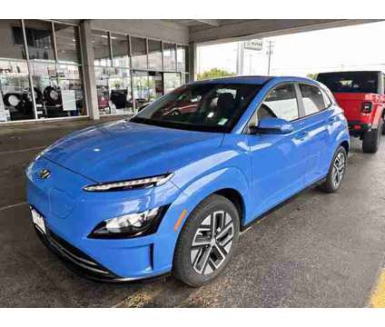2022 Hyundai Kona Electric SEL is a Blue 2022 Hyundai Kona SUV in Albany OR
