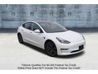 2022 Tesla Model 3 White, 24K miles
