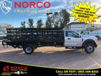 Used 2017 Ford F-550 Regular Cab 16' Stake Bed Diesel W/ Liftgate for sale.