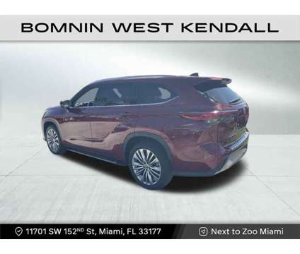 2021 Toyota Highlander Platinum is a Red 2021 Toyota Highlander SUV in Miami FL