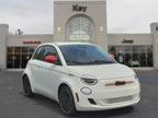 2024 Fiat 500e White, 17 miles