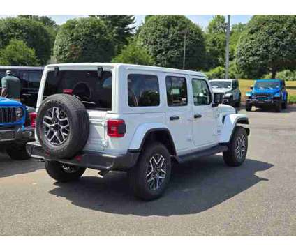 2024 Jeep Wrangler 4-Door Sahara 4x4 is a White 2024 Jeep Wrangler SUV in Freehold NJ