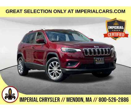 2019UsedJeepUsedCherokeeUsed4x4 is a Red 2019 Jeep Cherokee Latitude Car for Sale in Mendon MA