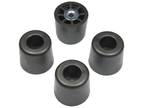 4 LARGE EXTRA TALL ROUND RUBBER FEET BUMPERS 1.250W x 1.125H US MADE / FREE S&H