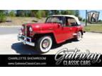 1949 Willys Jeepster Red 1949 Willys Jeepster Flat Head 4 Cylinder "Go Devil"