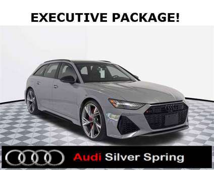 2023 Audi RS 6 4.2 quattro is a Grey 2023 Audi RS6 Station Wagon in Silver Spring MD