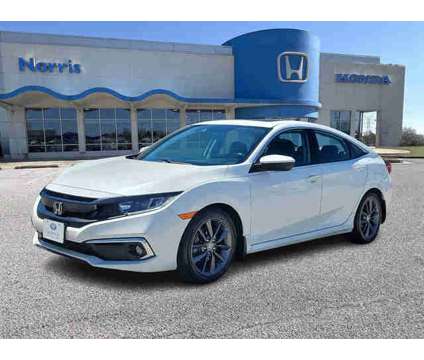 2021 Honda Civic Sedan EX is a Silver, White 2021 Honda Civic Sedan in Dundalk MD