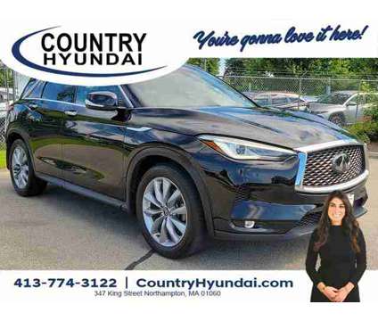 2021 Infiniti QX50 LUXE AWD is a Black 2021 Infiniti QX50 Luxe Station Wagon in Northampton MA