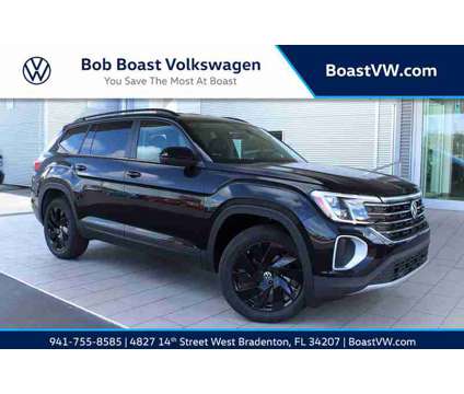 2024 Volkswagen Atlas 2.0T SE w/Technology is a Black 2024 Volkswagen Atlas 2.0T SE SUV in Bradenton FL