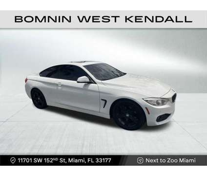 2015 BMW 4 Series 428i is a White 2015 BMW 428 Model i Coupe in Miami FL