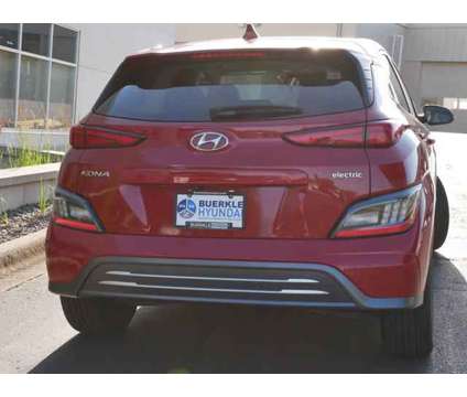 2022 Hyundai Kona Electric Limited is a Red 2022 Hyundai Kona SUV in Saint Paul MN