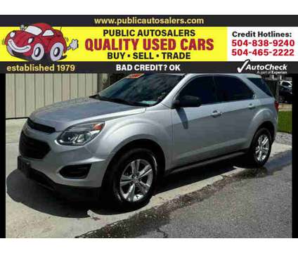 2017 Chevrolet Equinox for sale is a Silver 2017 Chevrolet Equinox Car for Sale in Kenner LA