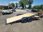 2024 Midsota 83x20 tilt Gravity Tilt trailer heavy duty skid st
