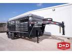 2024 Delco Trailers 16 Ft Bar Top Stock Trailer Stock