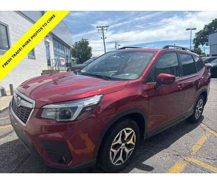 2021 Subaru Forester Premium is a Red 2021 Subaru Forester 2.5i Station Wagon in North Olmsted OH