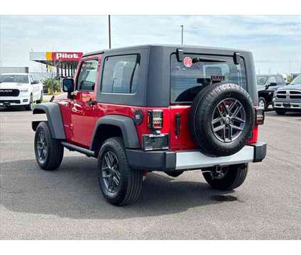 2008 Jeep Wrangler X is a Red 2008 Jeep Wrangler X Car for Sale in Decatur IL