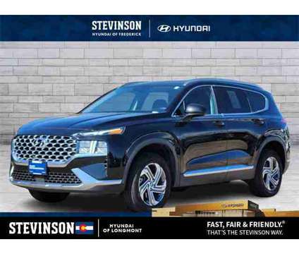 2022 Hyundai Santa Fe SEL is a Black 2022 Hyundai Santa Fe SUV in Longmont CO