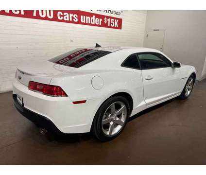 2015 Chevrolet Camaro 1LT is a White 2015 Chevrolet Camaro 1LT Coupe in Chandler AZ